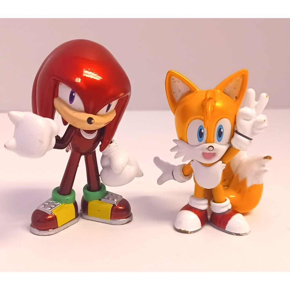 Sonic the Hedgehog Jada Toys Metalfigs Lot Knuckles and Tails 2.5" Figures Metal
